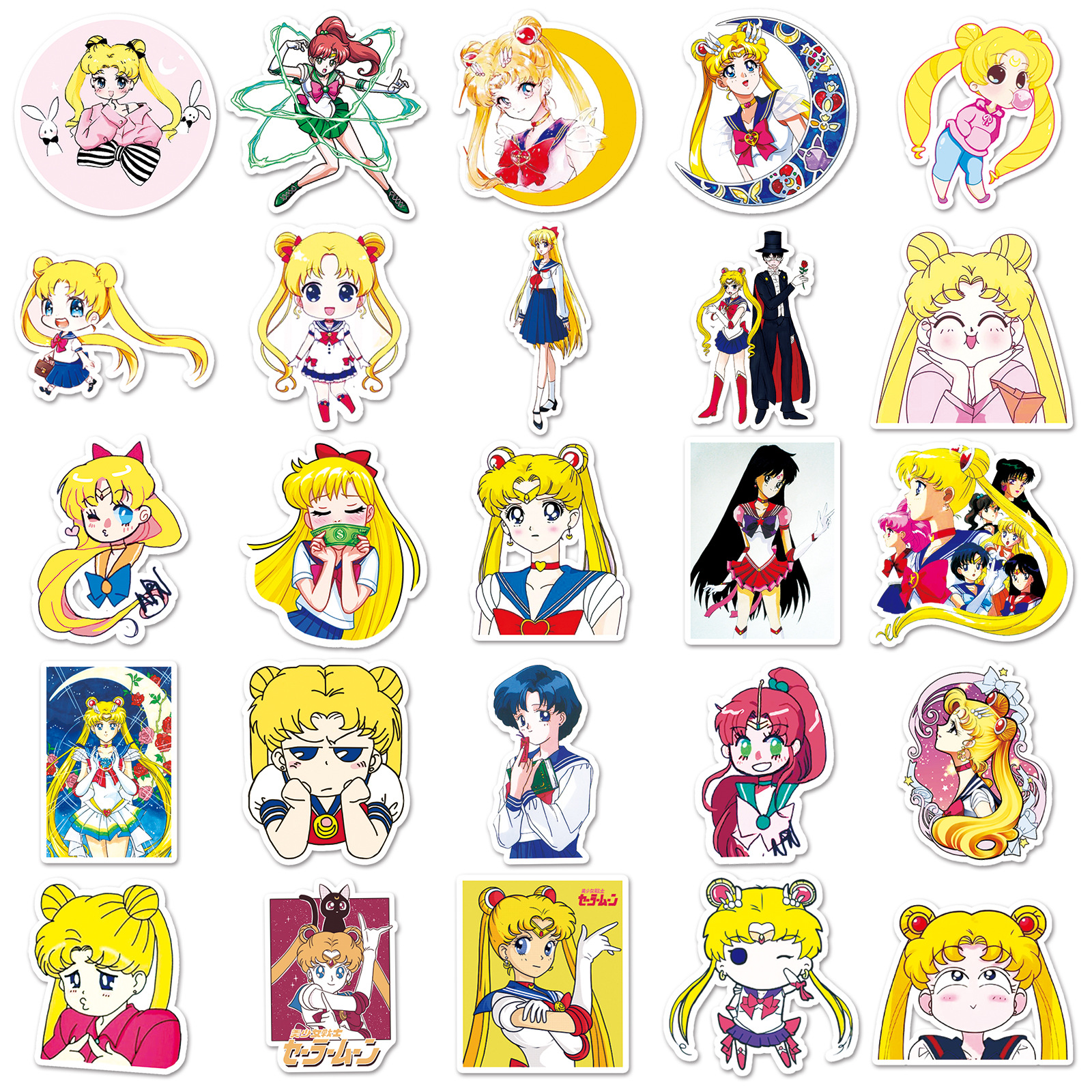 51pcs Kawaii Sailor Moon Anime - Phone Accessories For Girls ulasan dan harga