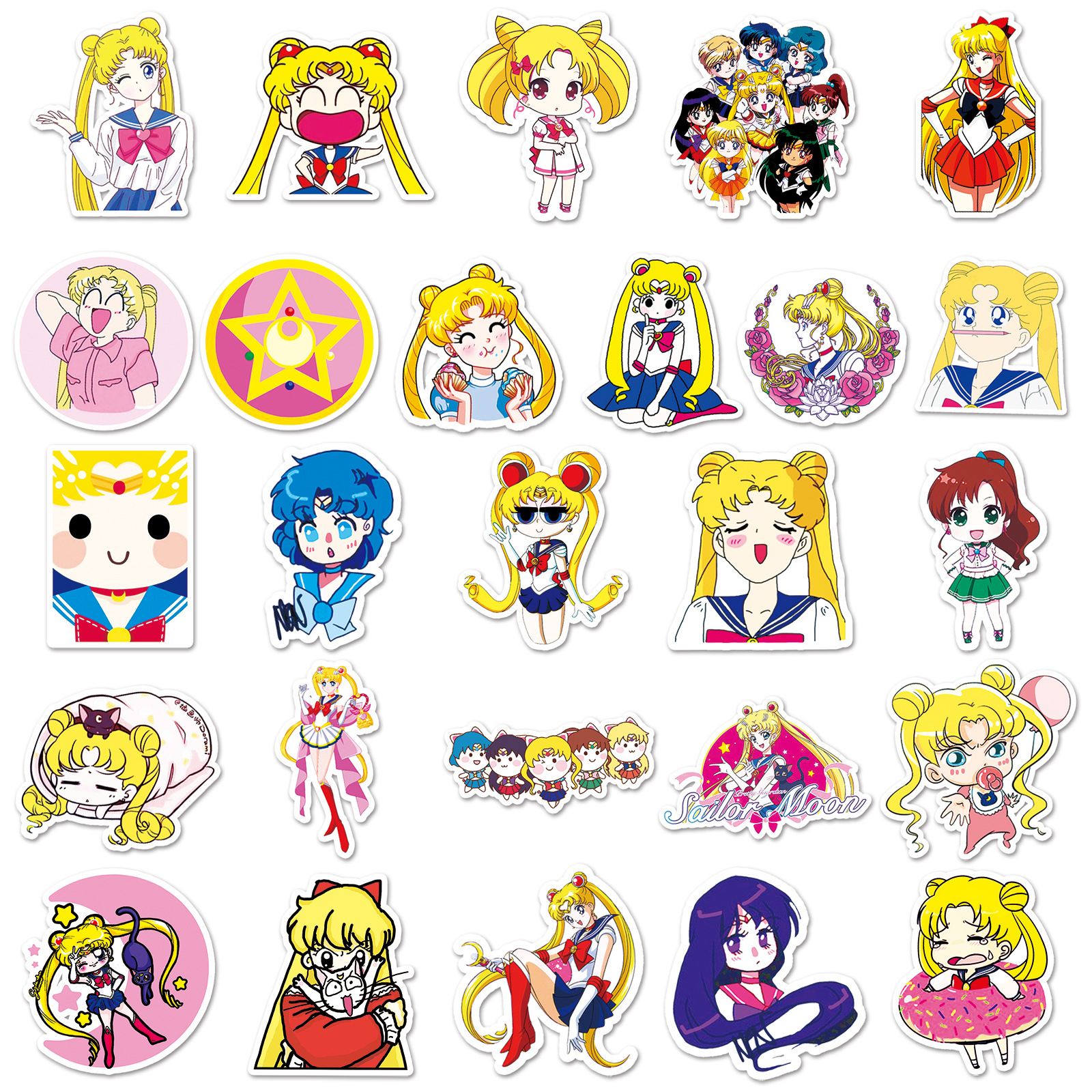 51pcs Kawaii Sailor Moon Anime - Phone Accessories For Girls ulasan dan harga