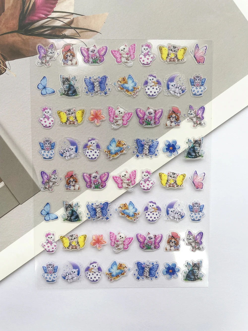 Kawaii Rabbit Leopard Print Bo - Phone Accessories Poster ulasan dan harga