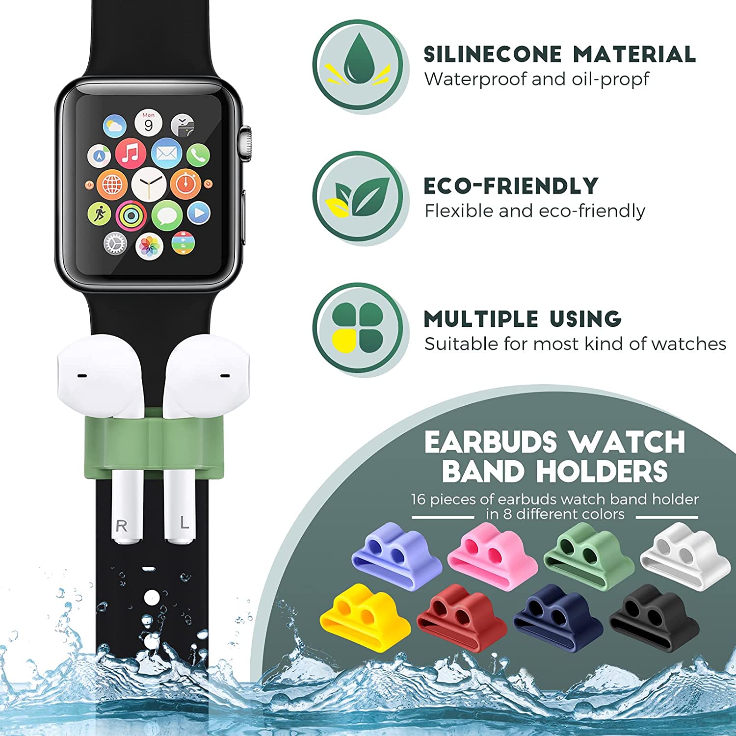 Holder Headsets Watch Band She - Wireless Earbuds Case ulasan dan harga