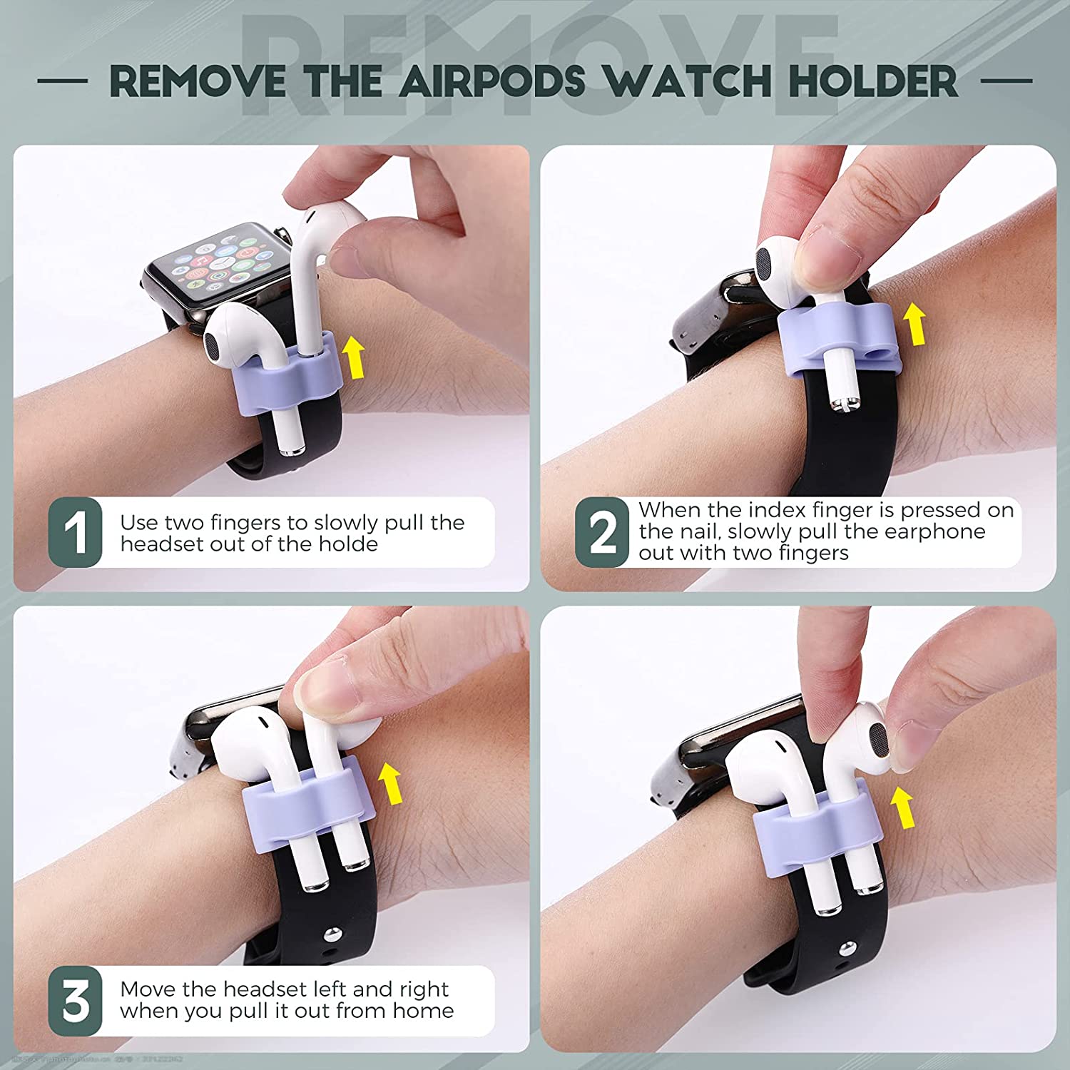 Holder Headsets Watch Band She - Wireless Earbuds Case ulasan dan harga