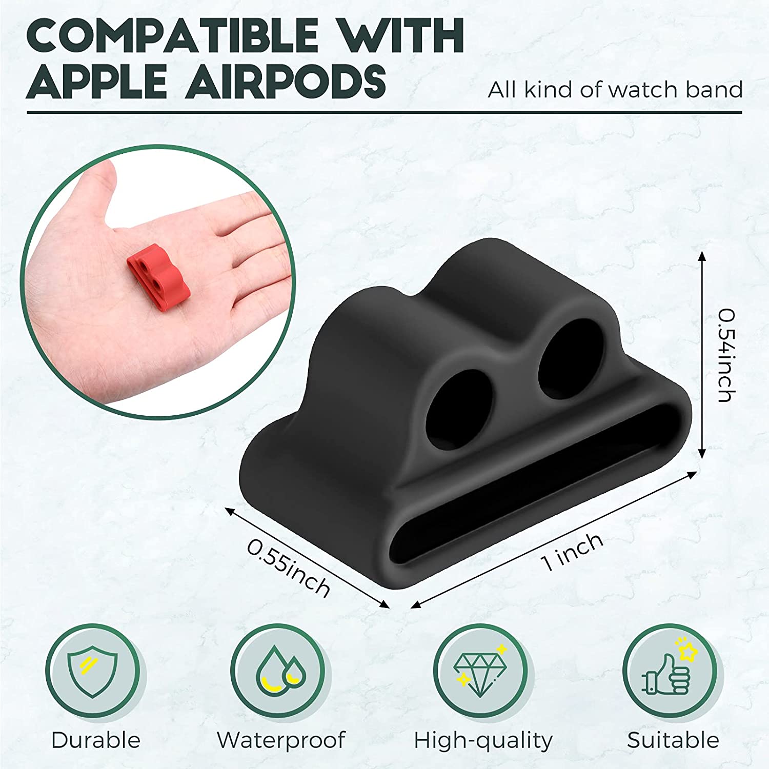 Holder Headsets Watch Band She - Wireless Earbuds Case ulasan dan harga
