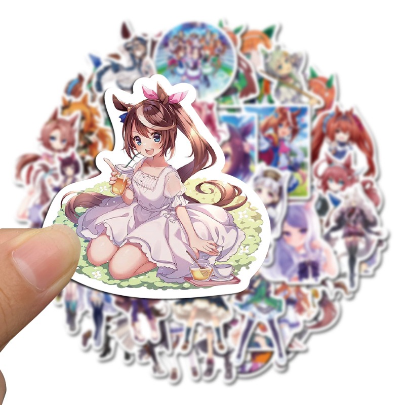 Umamusume 50pcs Anime Peripher - Phone Accessories Diy ulasan dan harga