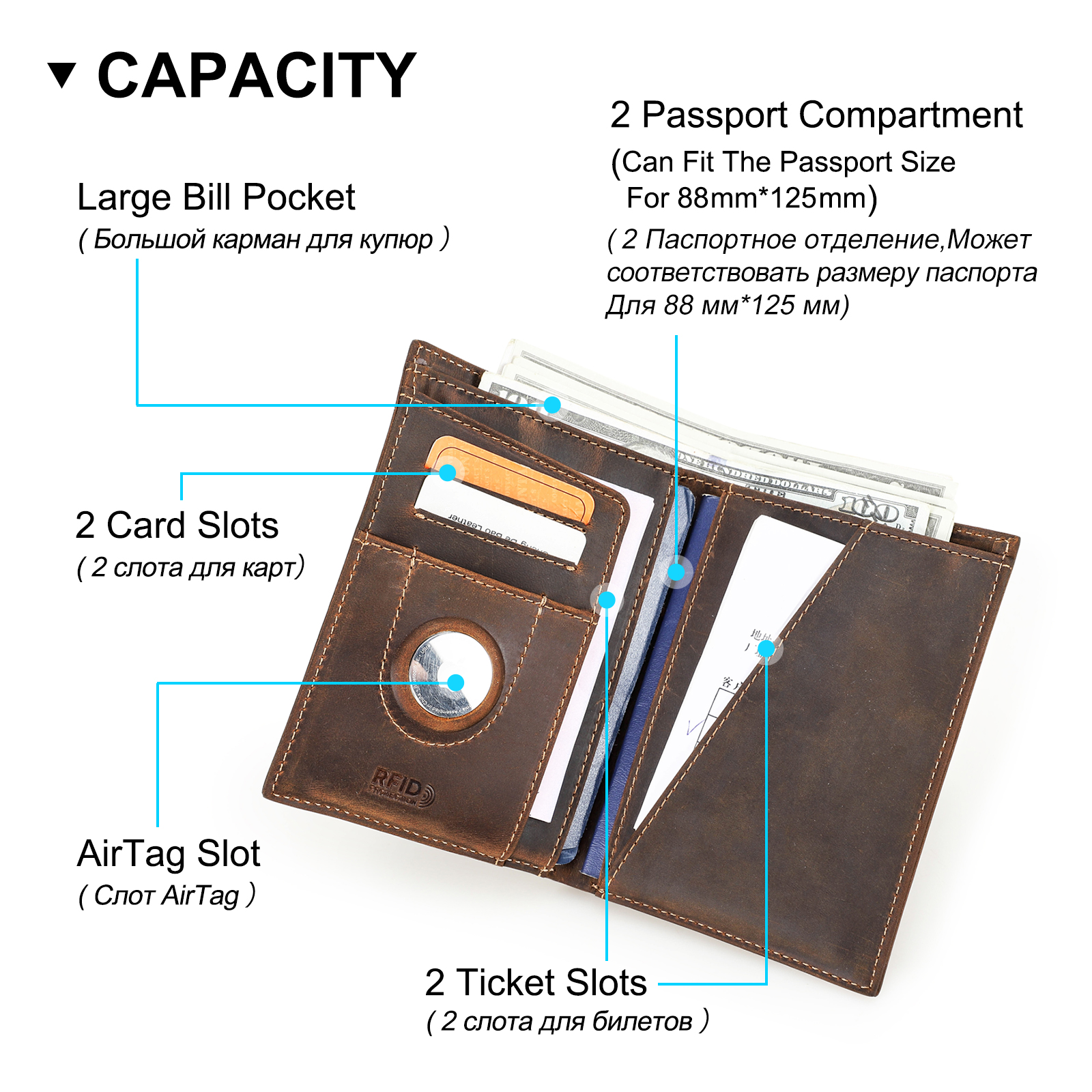Customized Passport Cover Wall - Airtag Holder Case ulasan dan harga