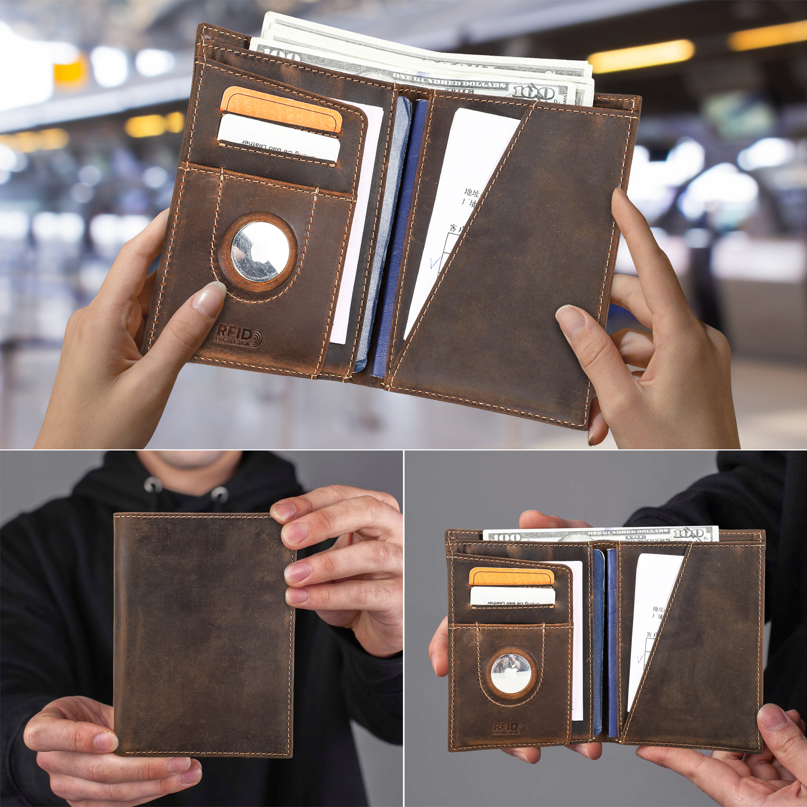 Customized Passport Cover Wall - Airtag Holder Case ulasan dan harga