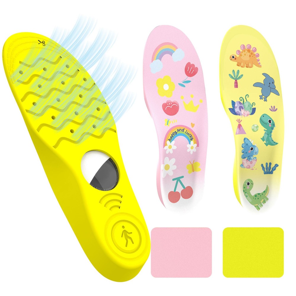 1Pair PU Shoe Insoles 135-230m - Airtag Holder Case ulasan dan harga